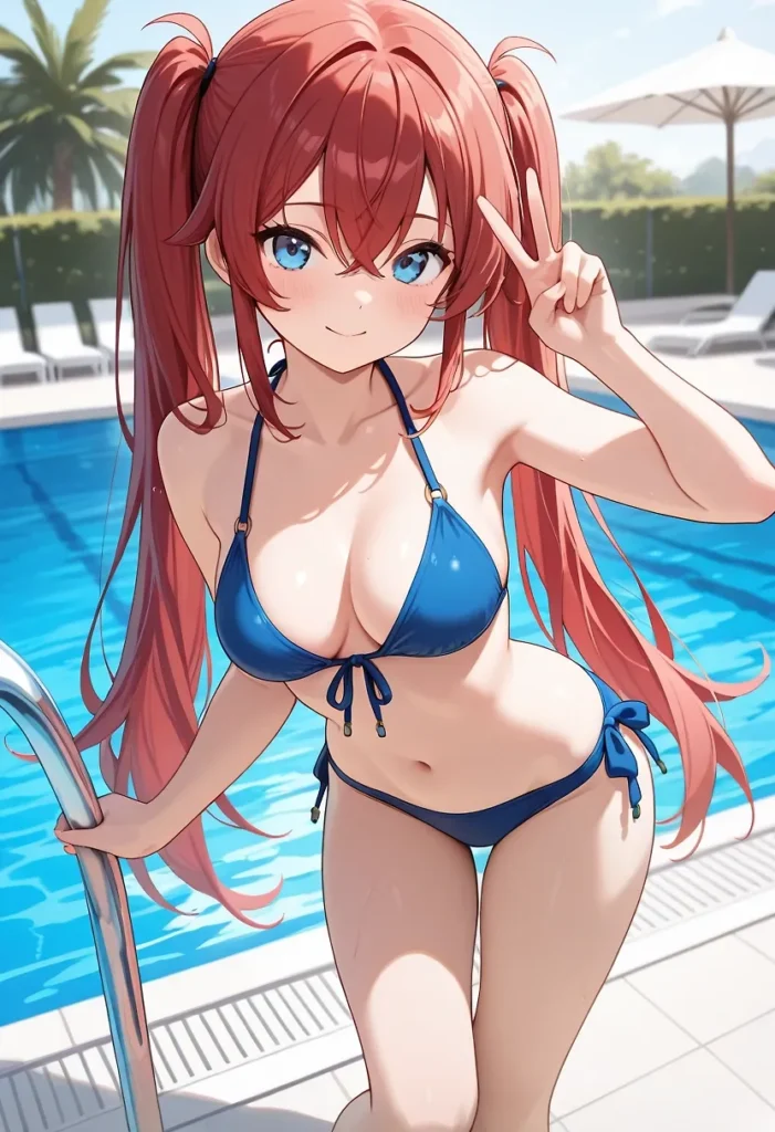 【二次】美少女ビキニ30選_その4【AI美少女】_24-701x1024