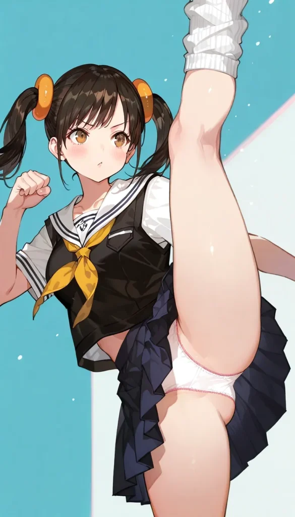 【二次】色んな衣装でパンチラ_30選_その3【AI美少女】_12-585x1024