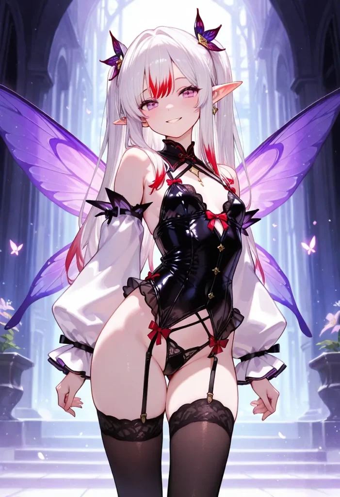 【二次】角・翼・尻尾のファンタジー美少女50選【AI美少女】_12-701x1024