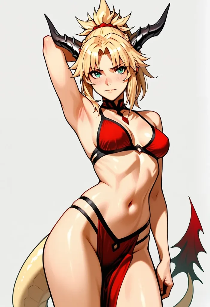 【二次】角・翼・尻尾のファンタジー美少女50選【AI美少女】_22-701x1024