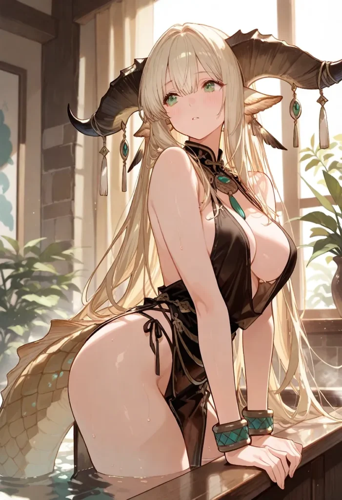 【二次】角・翼・尻尾のファンタジー美少女50選【AI美少女】_30-701x1024