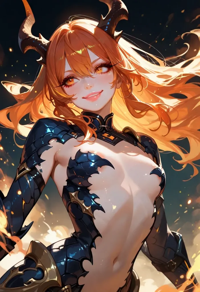【二次】角・翼・尻尾のファンタジー美少女50選【AI美少女】_41-701x1024