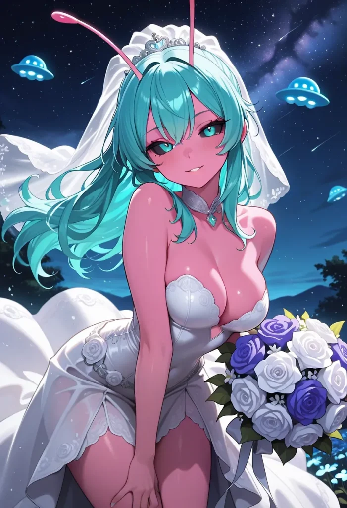 【二次】角・翼・尻尾のファンタジー美少女50選【AI美少女】_49-701x1024