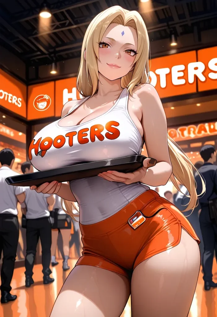 水に濡れて透けた白シャツが胸元や腹部にぴったりと張り付く、銀髪ロングの美少女。濡れて色が変わったデニムのショートパンツと、その裾からムチッと溢れる肉厚な太もものライン。水辺で無防備に濡れた肌の質感と、透け感のあるシャツ越しに覗くボディラインがそそる肉感イラスト。