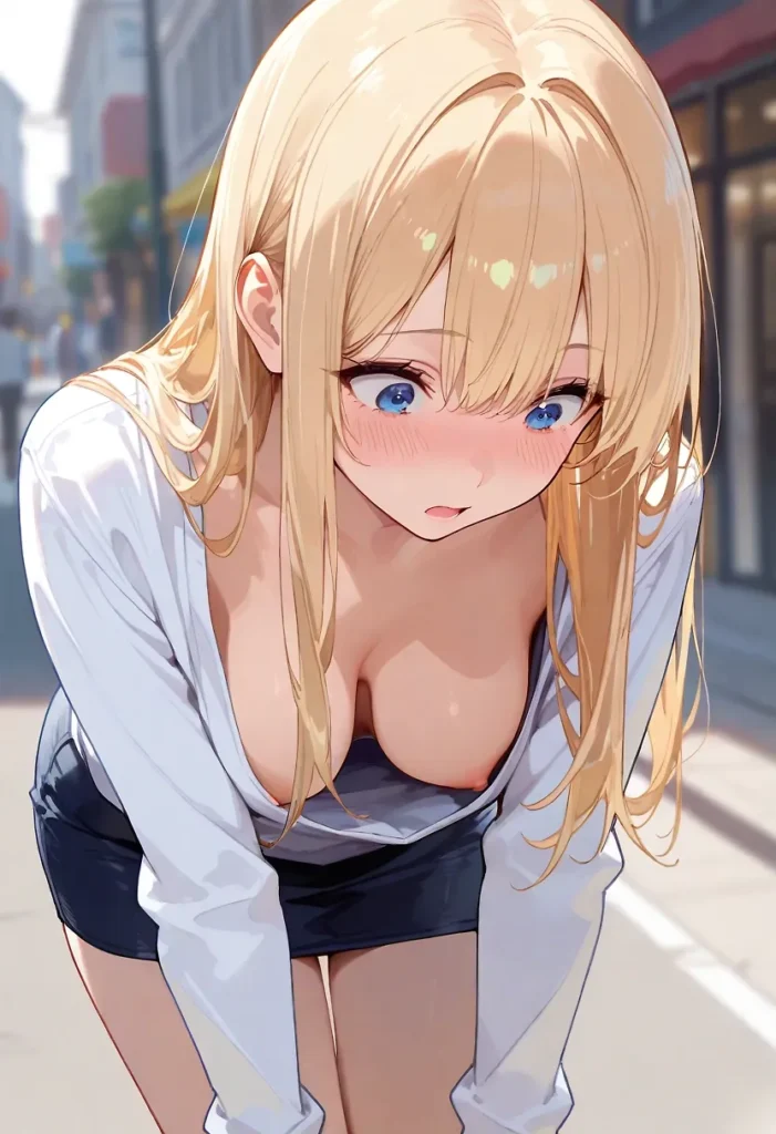【二次】うっかり見えちゃった胸チラ30選_その2【AI美少女】_15-701x1024