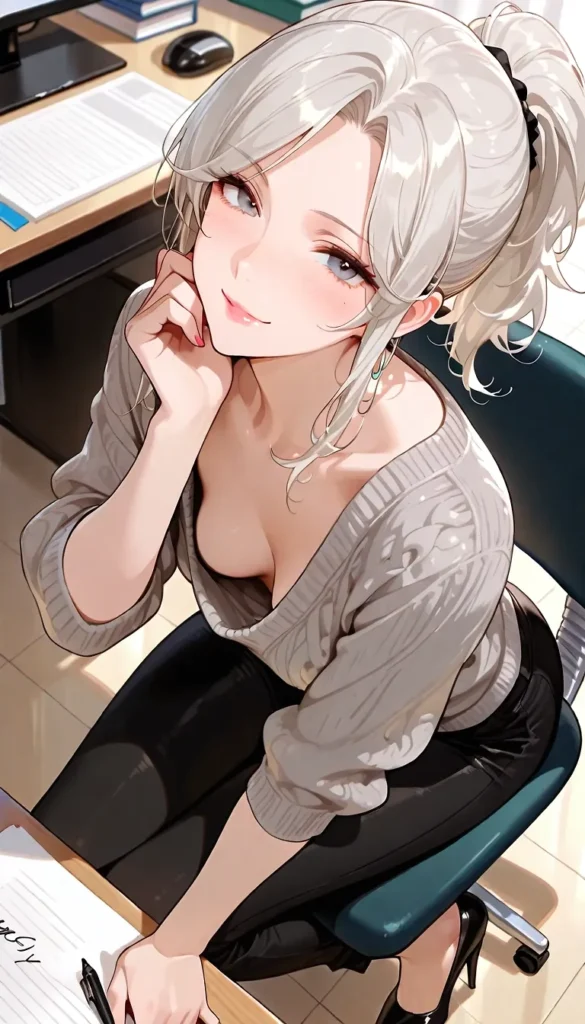 【二次】うっかり見えちゃった胸チラ30選_その2【AI美少女】_21-585x1024