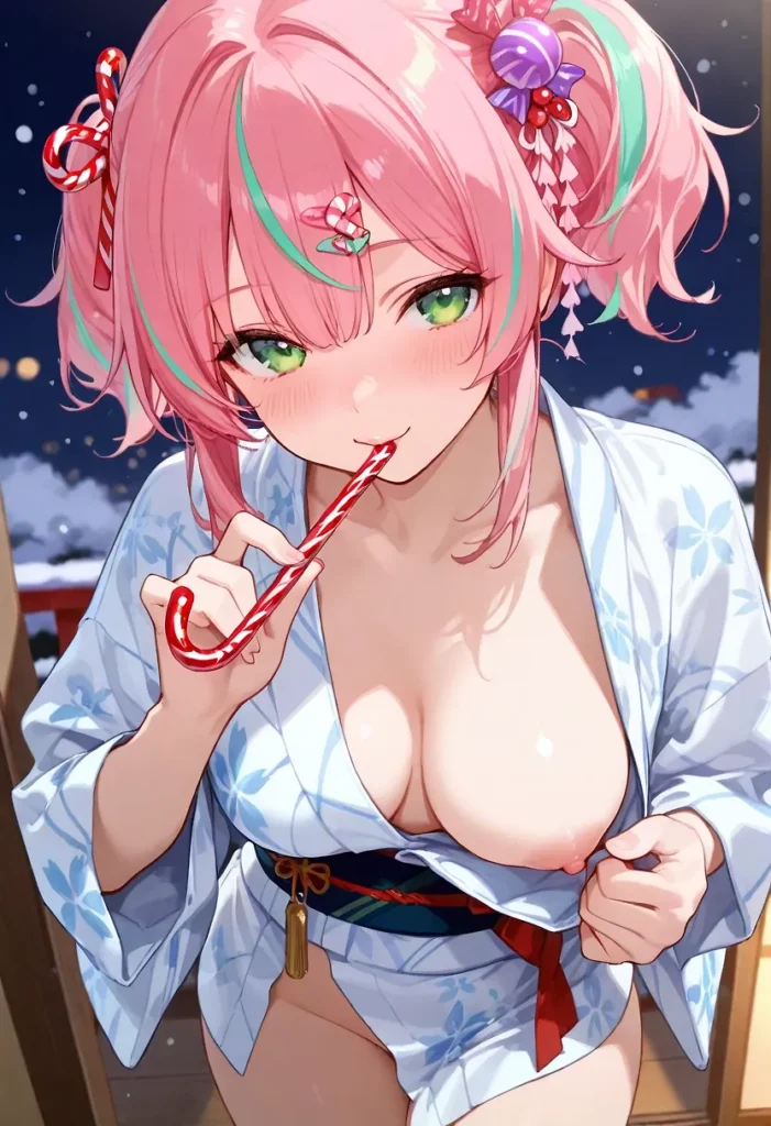 【二次】うっかり見えちゃった胸チラ30選【AI美少女】_18-701x1024