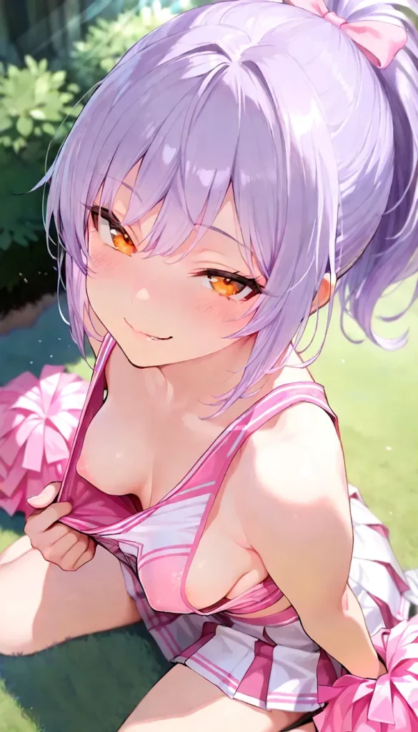 【二次】うっかり見えちゃった胸チラ30選【AI美少女】_25-585x1024