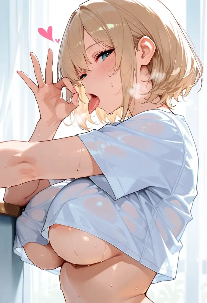 【二次】チラリと見える下乳・横乳30選【AI美少女】_30-701x1024