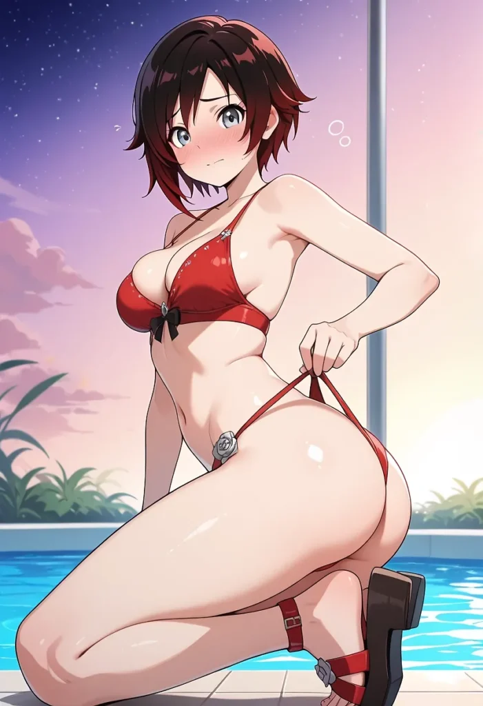 【二次】美少女ビキニ30選_その5【AI美少女】_11-701x1024