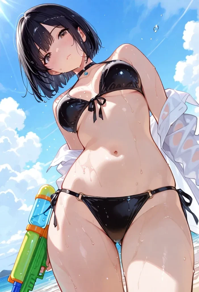【二次】美少女ビキニ30選_その5【AI美少女】_13-701x1024