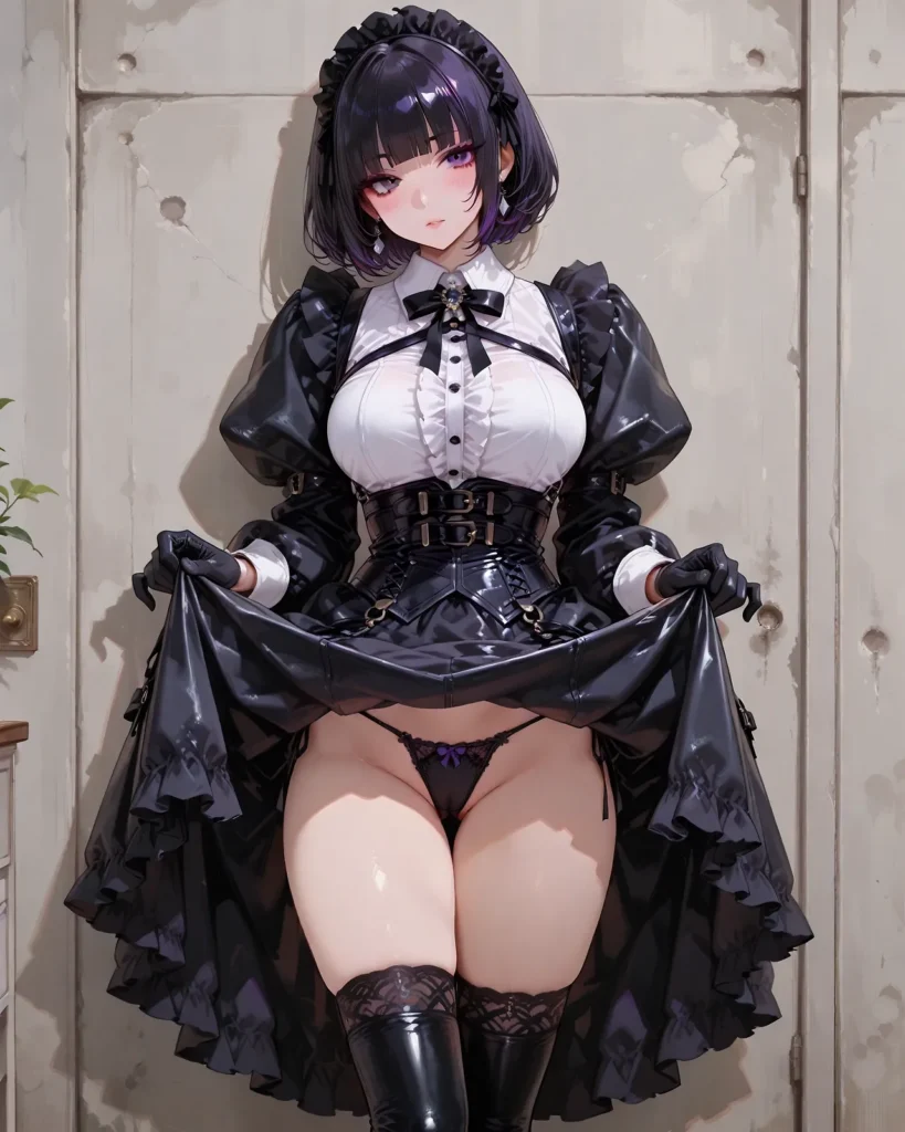 【二次】色んな衣装でパンチラ_30選_その4【AI美少女】_24-819x1024
