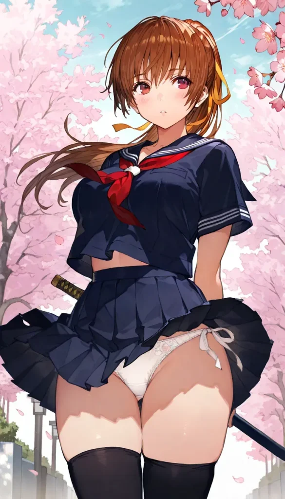 【二次】色んな衣装でパンチラ_30選_その6【AI美少女】_18-585x1024
