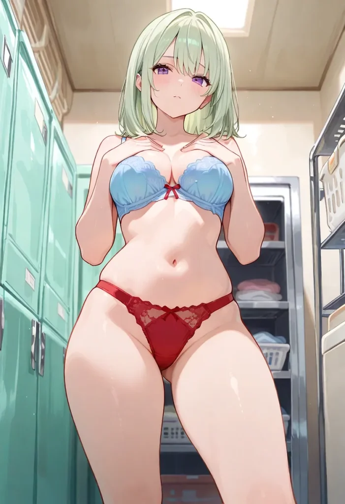 【二次】魅惑の下着姿30選_その2【AI美少女】_03-701x1024