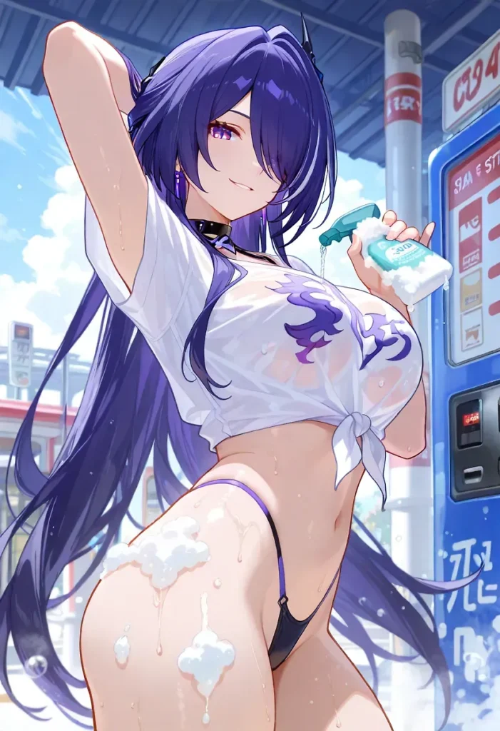 【二次】へそ出し＆パンツ見せセクシーコスチューム50選_その2【AI美少女】_41-701x1024
