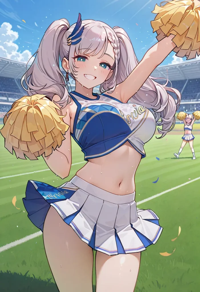 【二次】へそ出し＆パンツ見せセクシーコスチューム50選_その2【AI美少女】_50-701x1024