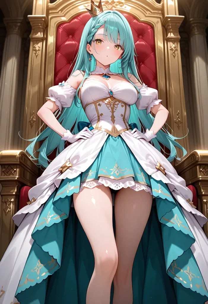 【二次】太ももが魅力的なお姉さん30選_その2【AI美少女】_01-701x1024