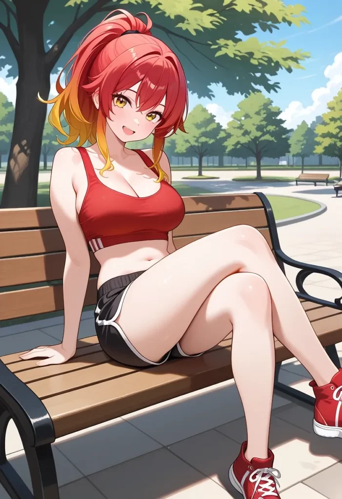 【二次】太ももが魅力的なお姉さん30選_その2【AI美少女】_11-701x1024