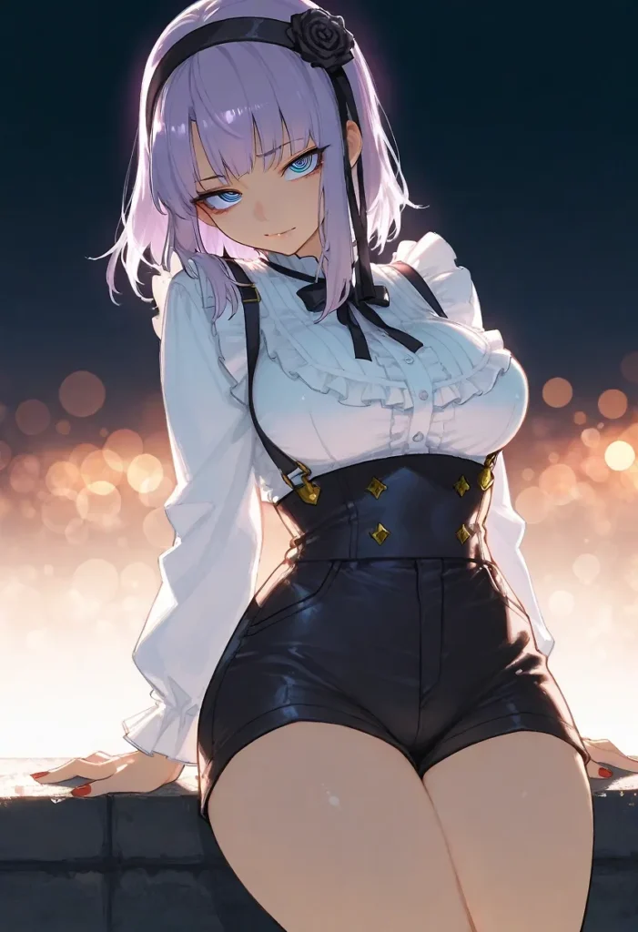 【二次】太ももが魅力的なお姉さん30選_その2【AI美少女】_15-701x1024