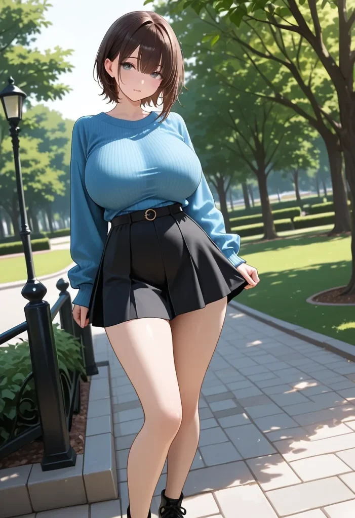 【二次】太ももが魅力的なお姉さん30選_その2【AI美少女】_17-701x1024