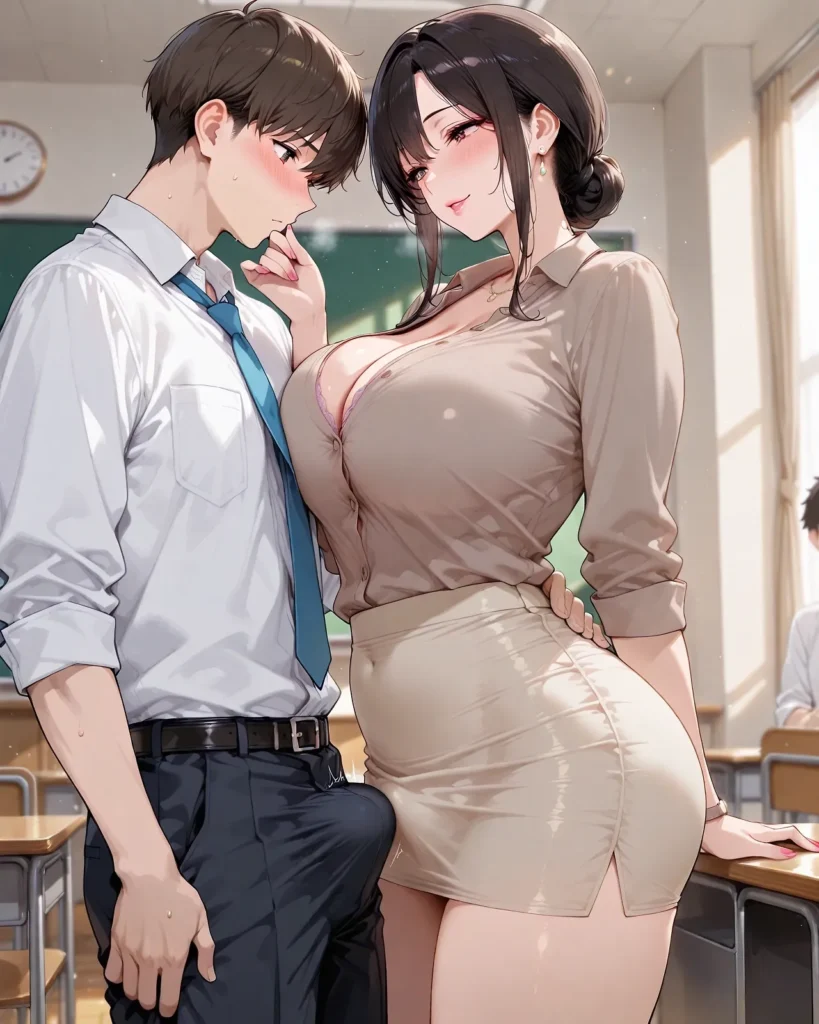 【二次】太ももが魅力的なお姉さん30選_その3【AI美少女】_08-819x1024