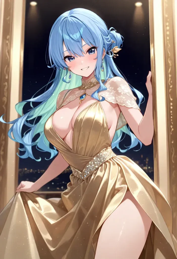 【二次】太ももが魅力的なお姉さん30選_その3【AI美少女】_11-701x1024
