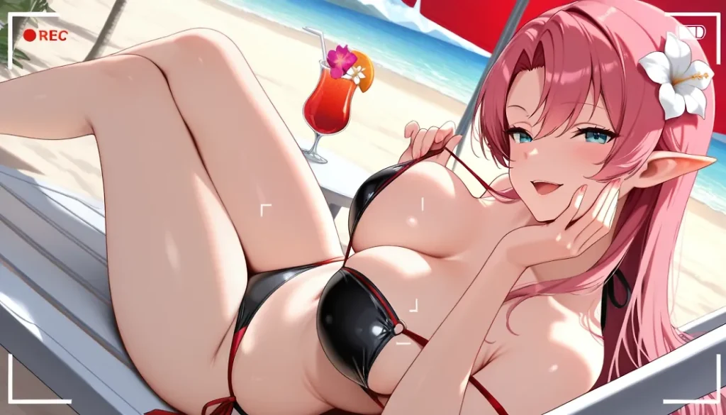 【二次】美少女ビキニ30選_その7【AI美少女】_17-1024x585