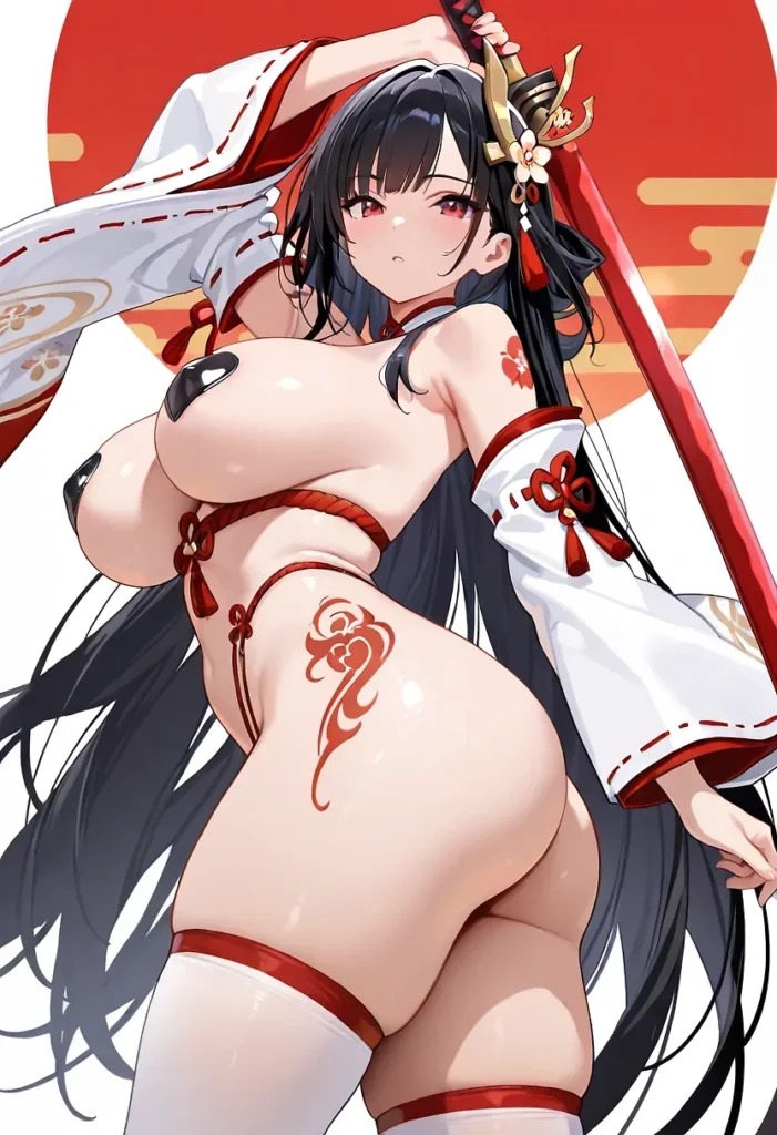 【二次】あえて隠して強調するニプレス30選_その2【AI美少女】_12-701x1024