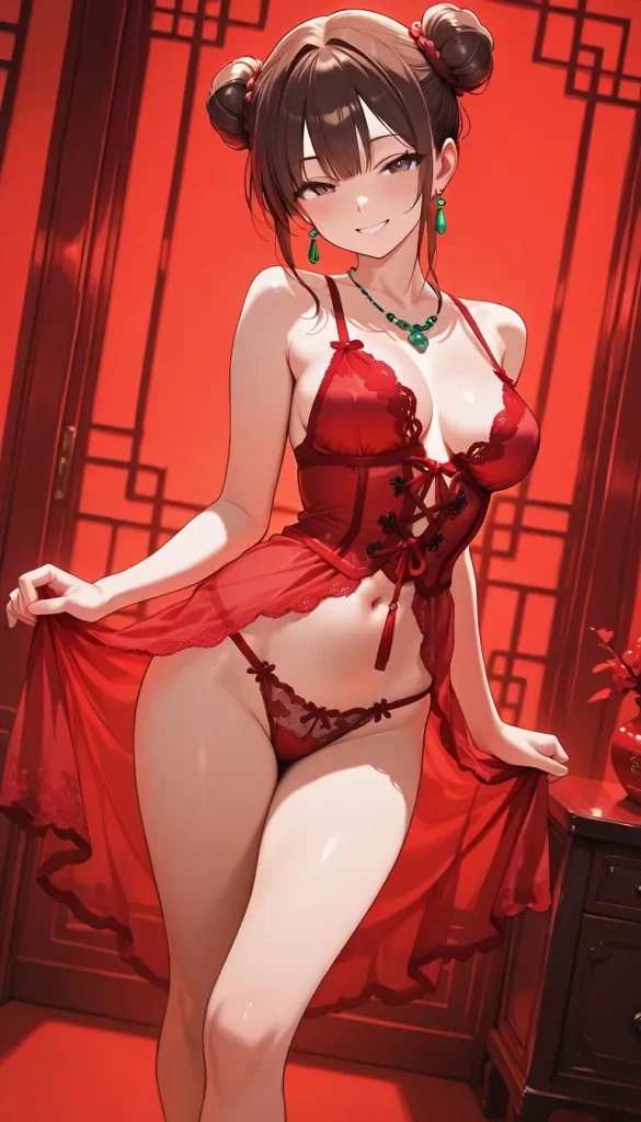 【二次】へそ出し＆パンツ見せセクシーコスチューム50選_その3【AI美少女】_06-585x1024