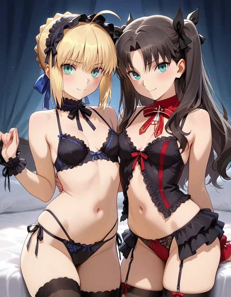 【二次】へそ出し＆パンツ見せセクシーコスチューム50選_その3【AI美少女】_19-796x1024