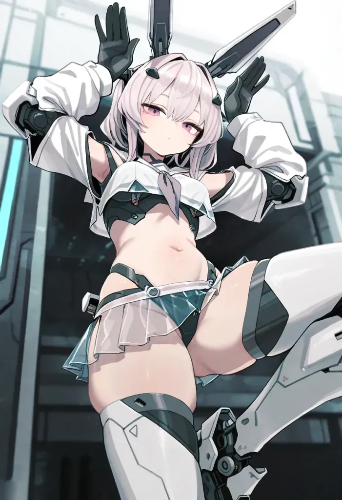 【二次】へそ出し＆パンツ見せセクシーコスチューム50選_その3【AI美少女】_21-701x1024