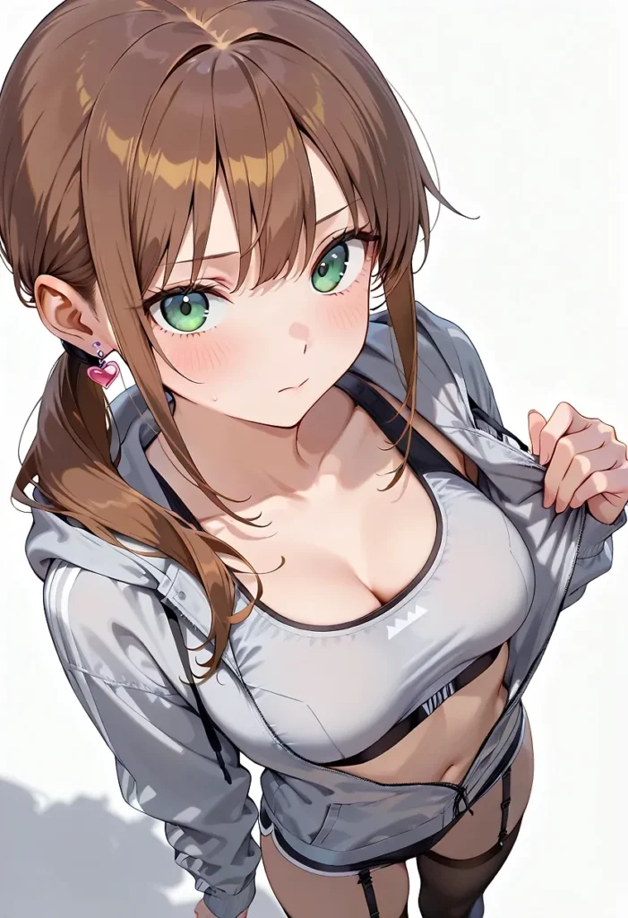 【二次】へそ出し＆パンツ見せセクシーコスチューム50選_その3【AI美少女】_22-701x1024