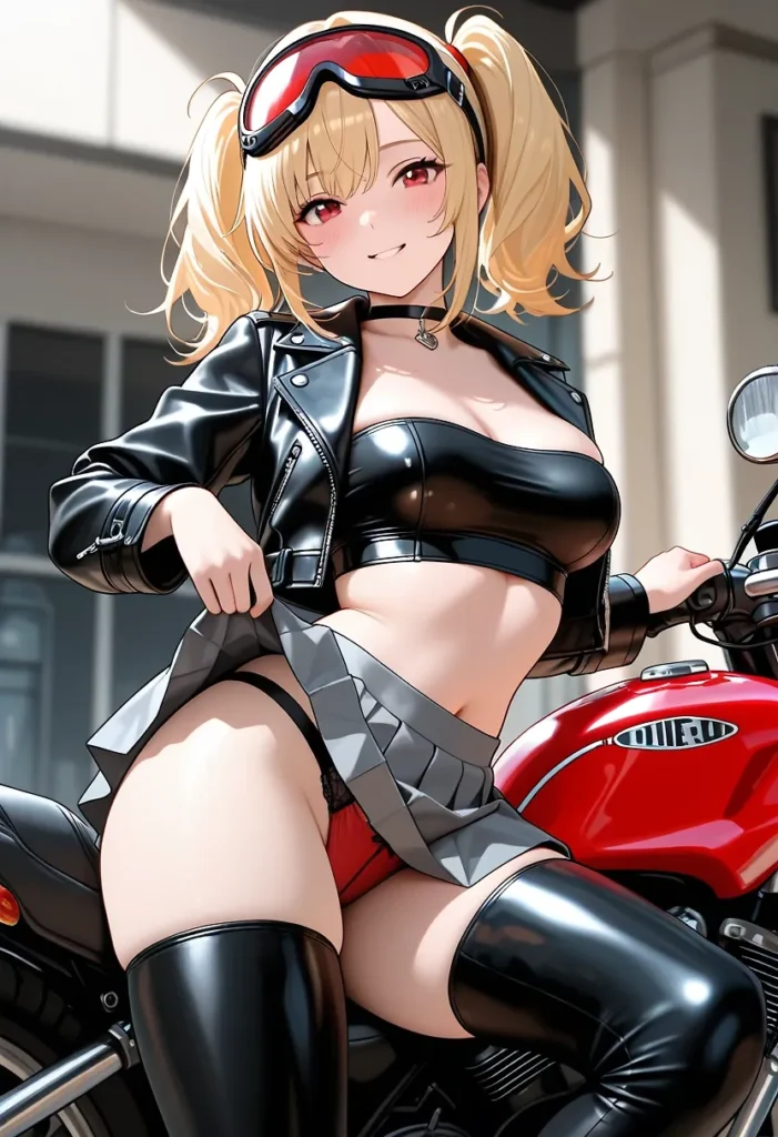 【二次】へそ出し＆パンツ見せセクシーコスチューム50選_その3【AI美少女】_29-701x1024