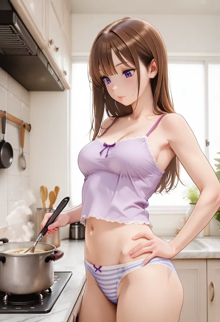 【二次】へそ出し＆パンツ見せセクシーコスチューム50選_その3【AI美少女】_30-701x1024