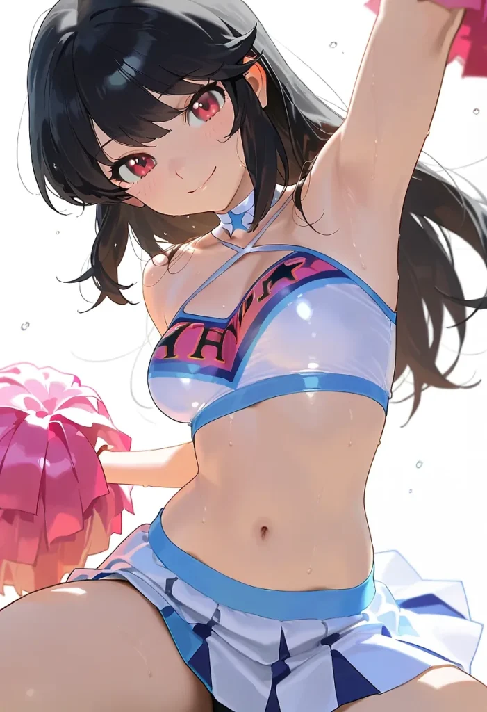 【二次】へそ出し＆パンツ見せセクシーコスチューム50選_その3【AI美少女】_35-701x1024