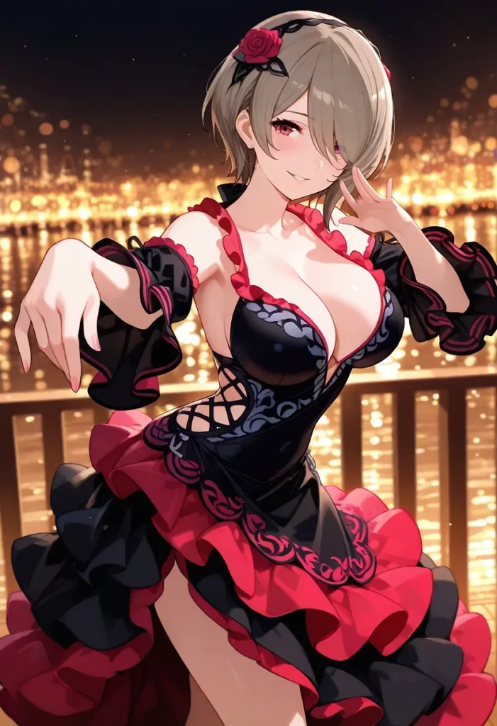 【二次】コスチュームと谷間30選_その4【AI美少女】_01-701x1024