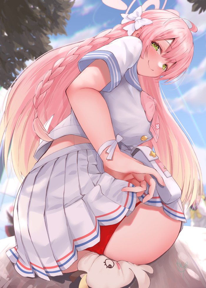 【二次】ブルアカ×パンチラ_30選_その2_15