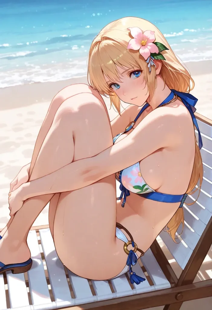 【二次】美少女ビキニ30選_その8【AI美少女】_01-701x1024