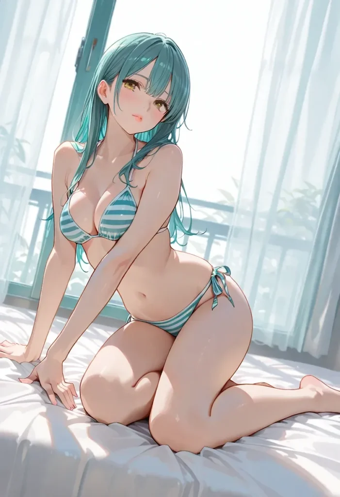 【二次】美少女ビキニ30選_その8【AI美少女】_03-701x1024
