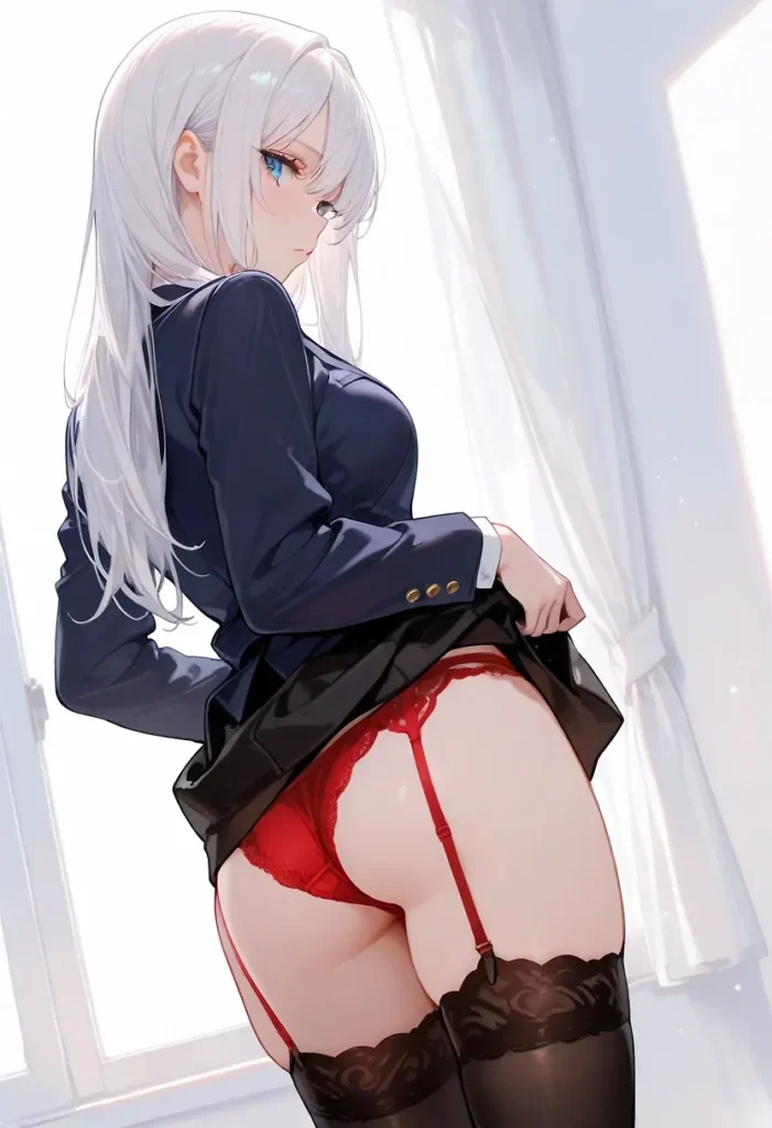 【二次】太ももが魅力的なお姉さん30選_その4【AI美少女】_15-701x1024