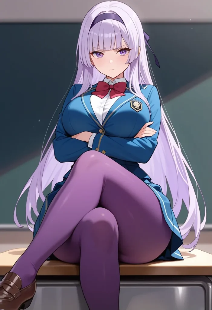 【二次】太ももが魅力的なお姉さん30選_その4【AI美少女】_17-701x1024