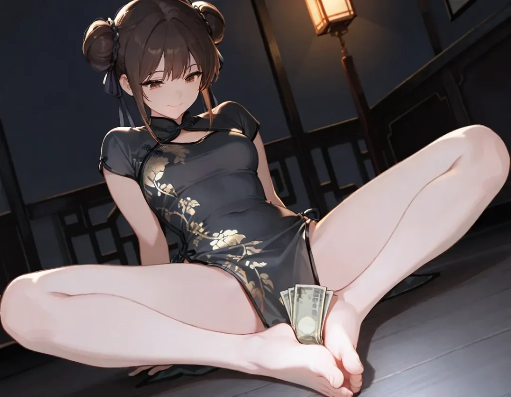 【二次】太ももが魅力的なお姉さん30選_その4【AI美少女】_27-1024x796