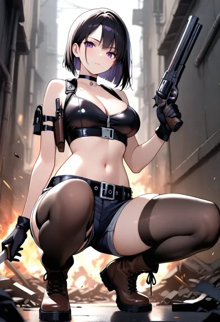 【二次】太ももが魅力的なお姉さん30選_その4【AI美少女】_29-701x1024